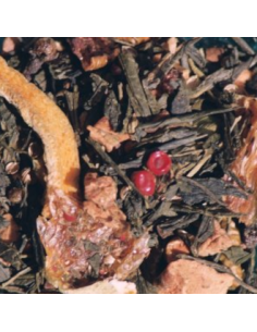 Te Verde Aromatizado Galleta De Naranja