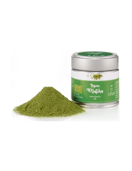 Te Verde De Japon Matcha Premium Kawane Bio Bote De 30gr