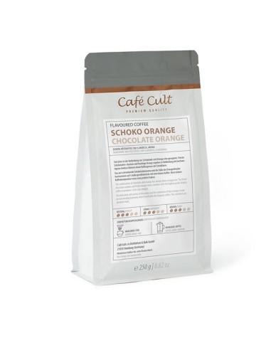 Cafe Cult Gourmet en Grano Aromatizado Chocolate Y Naranja 250gr