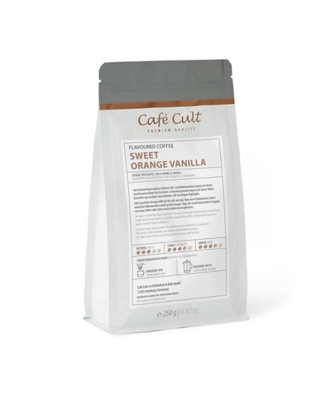 Cafe Cult Gourmet En Grano Aromatizado Vainilla y Naranja Dulce