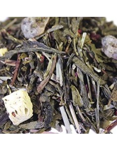 Te Blanco Y Verde Mezcla Aromatizada El Dragon Y La Granada