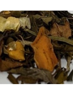 Te Blanco Y Verde Mezcla Aromatizada Helado De Mango