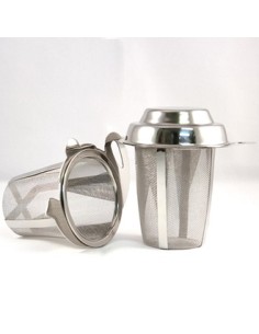 Infusor Permanente De Acero Inox Con Tapa 65mm