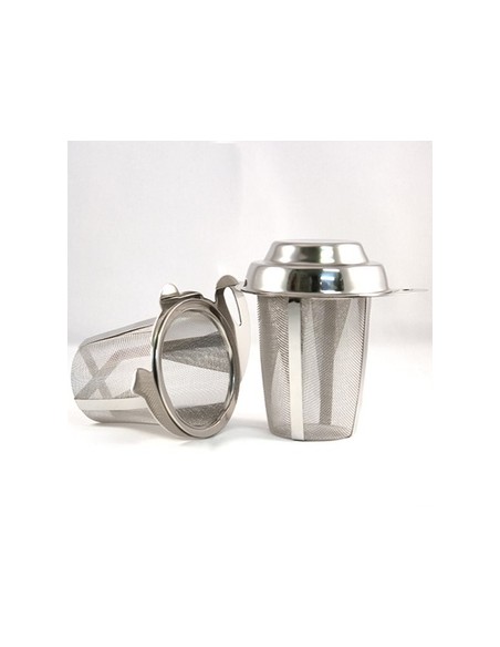 Infusor Permanente De Acero Inox Con Tapa 65mm