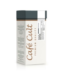 Cafe Cult Gourmet en Grano de Brasil Santos Descafeinado