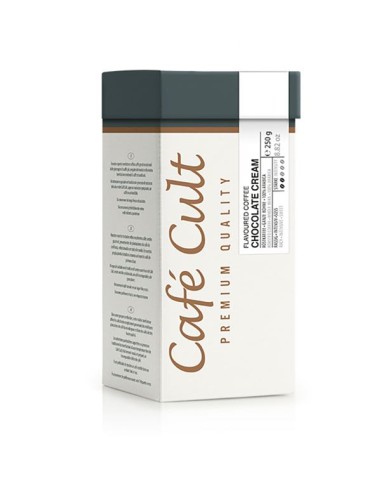 Cafe Cult Gourmet en Grano Aromatizado Crema de Chocolate 250gr