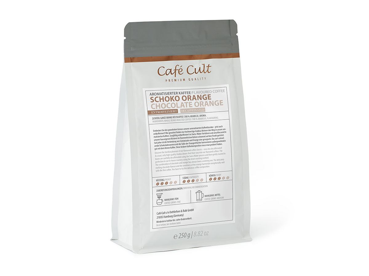Café Aromatizado Chocolate y Naranja Descafeinado