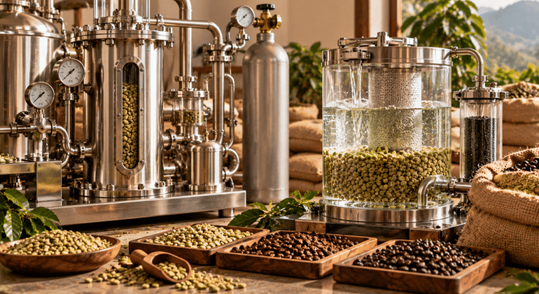 Café descafeinado: cómo se elimina la cafeína sin perder el aroma